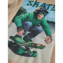 NAME IT T-shirt Voto Sesame Monkey Skater